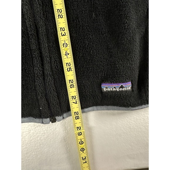Patagonia Fleece Jacket Womens XL R2 Regulator Full Zip Black Sweater Fall 2007 - Picture 7 of 16